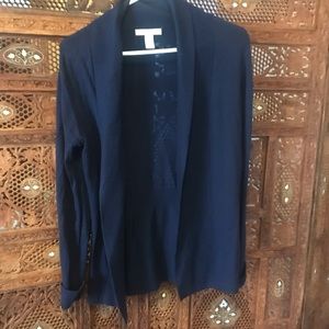 Navy cardigan